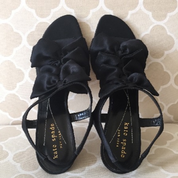 Kate Spade - Satin Bow Sandals US 6 | IT 36 - Picture 4 of 6